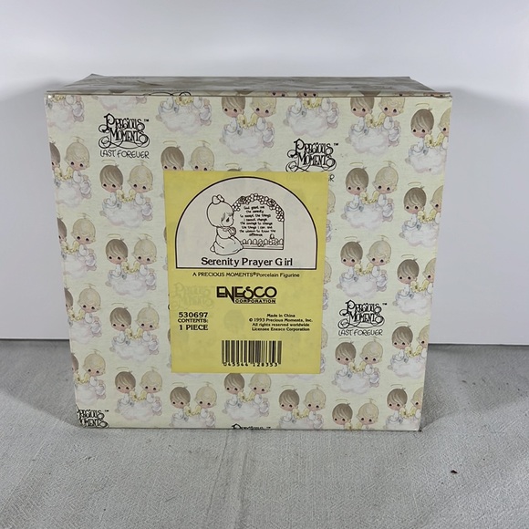 Precious Moments - SERENITY PRAYER GIRL. 1993 - Picture 4 of 4